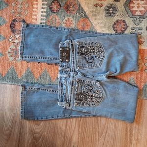Miss Me Jeans JP5010C Bootcut Western Cross